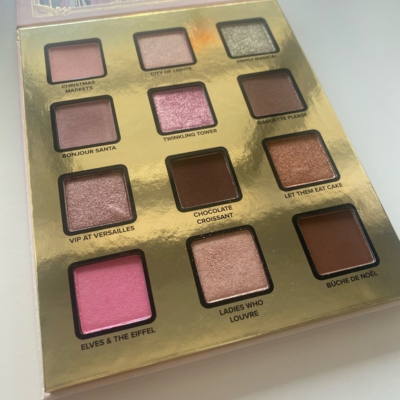 NWOT Too Faced Limited Edition Christmas in Paris Eyeshadow Palette - Picture 8 of 8